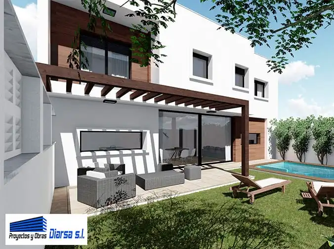 Construcción de chalets unifamiliares en Madrid por Diarsa